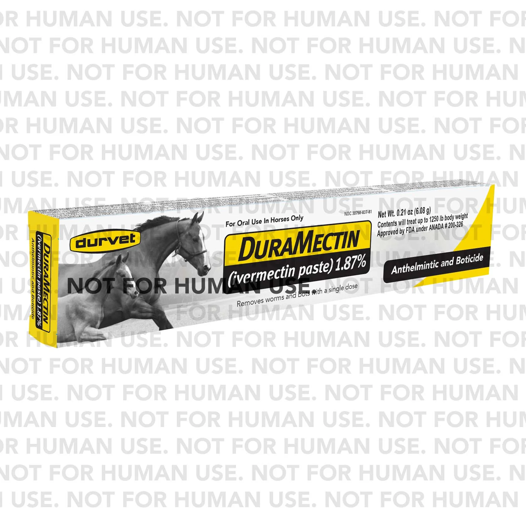 Duramectin Paste (1.87% Ivermectin), 6.08 gm - Pet's Shop