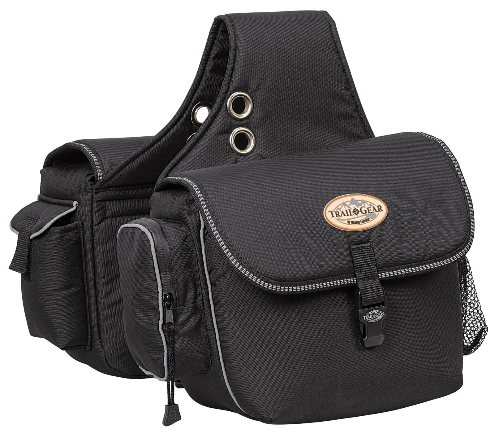 Weaver Leather Trail Gear Horse Saddle Bags, 600D - Pet's Shop