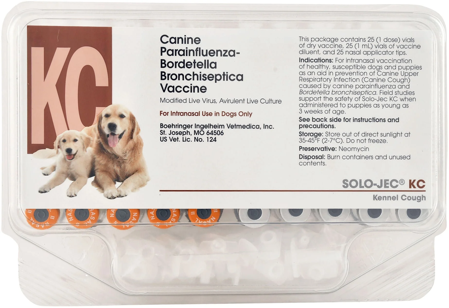 Solo-Jec KC (Kennel Cough) Intranasal Vaccine - Pet's Shop