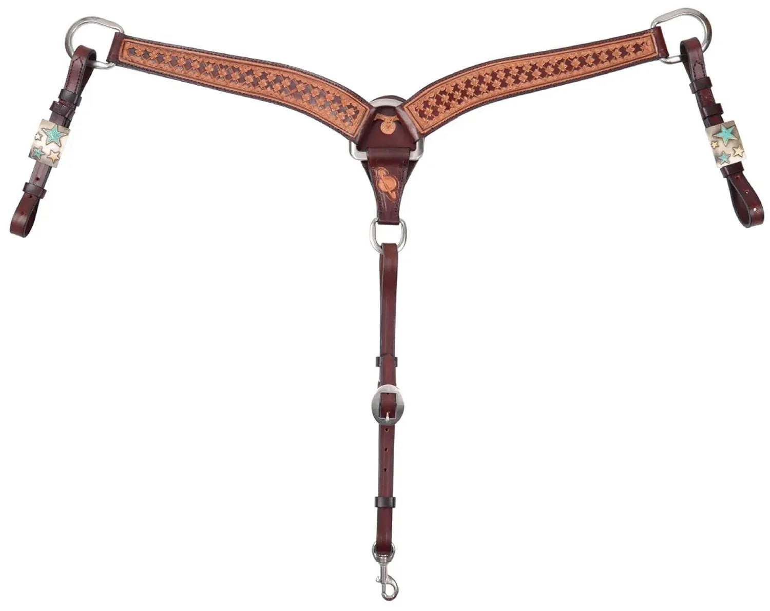 Circle Y Saturn Rising Horse Breast Collar, Full - Pet's Shop