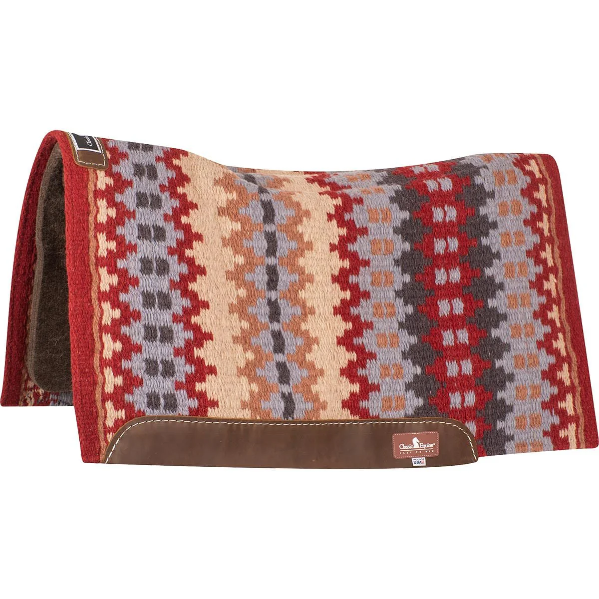 Classic Equine Contour Wool Top Alpaca Saddle Pad - Pet's Shop