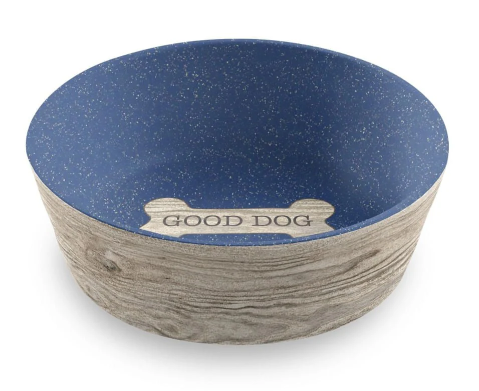 French Oak Wood Bone Bowl - Pet's Shop