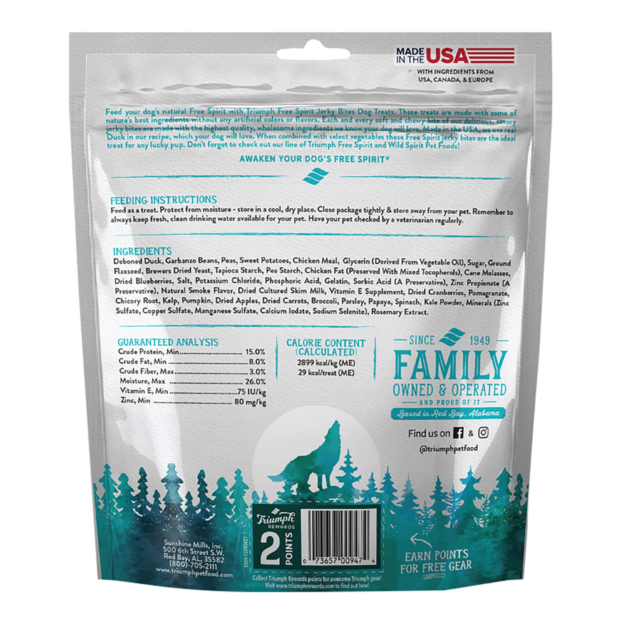 Free Spirit Deboned Jerky Bites, 20 oz - Pet's Shop