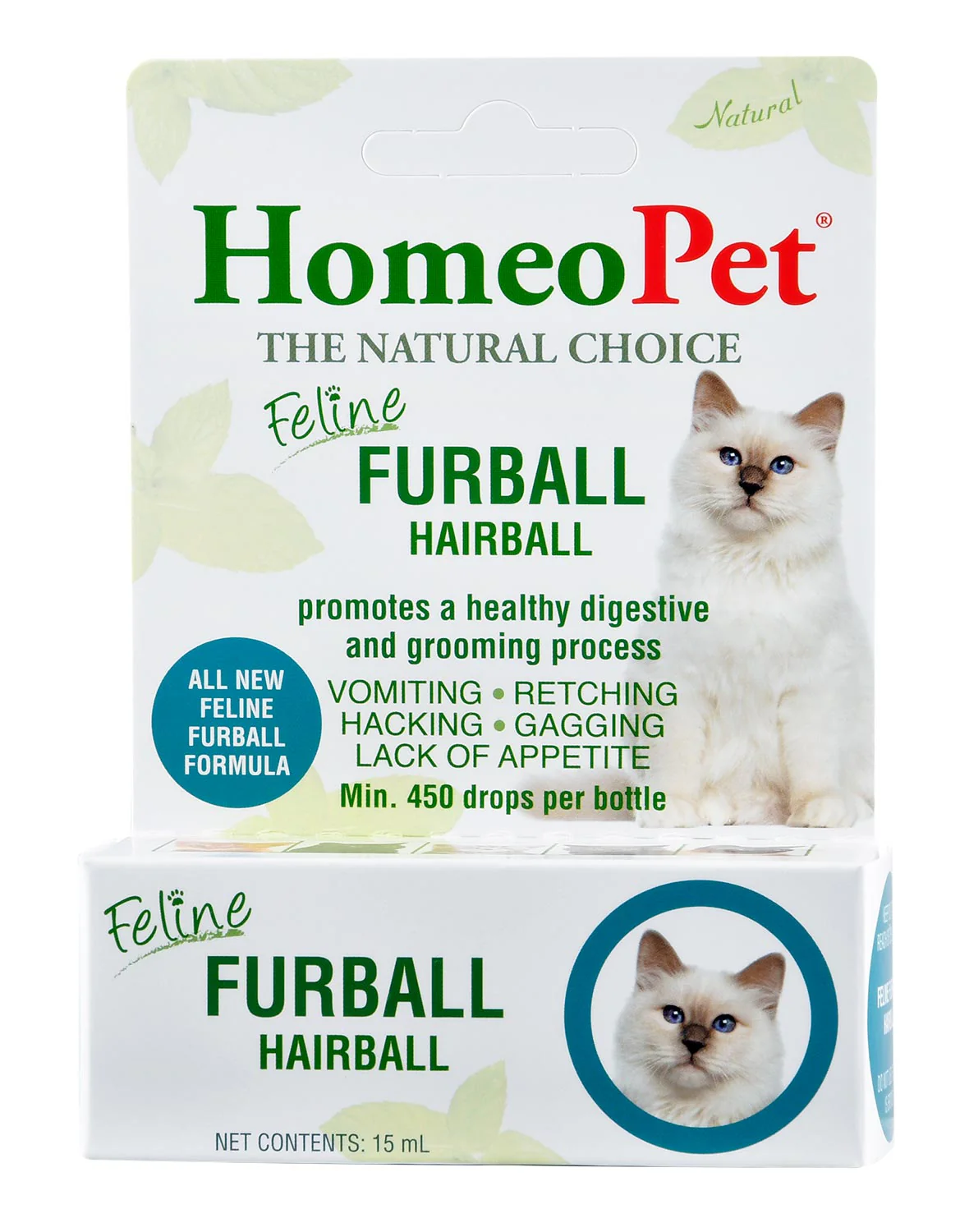 HomeoPet Feline Furball, 15 mL - Pet's Shop