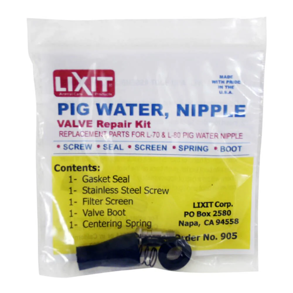 Lixit Water Nipple Valve Repair Kit - Pet's Shop
