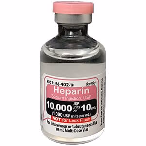 Rx Heparin Injection for Dogs, Cats, & Horses - Pet's Shop
