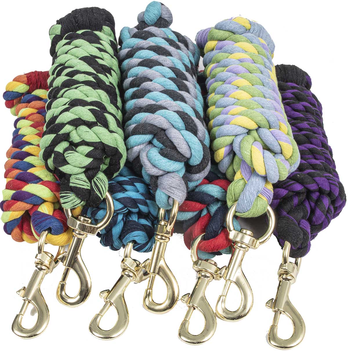 10' Twisted Cotton Lead Rope, Assorted - Pet's Shop