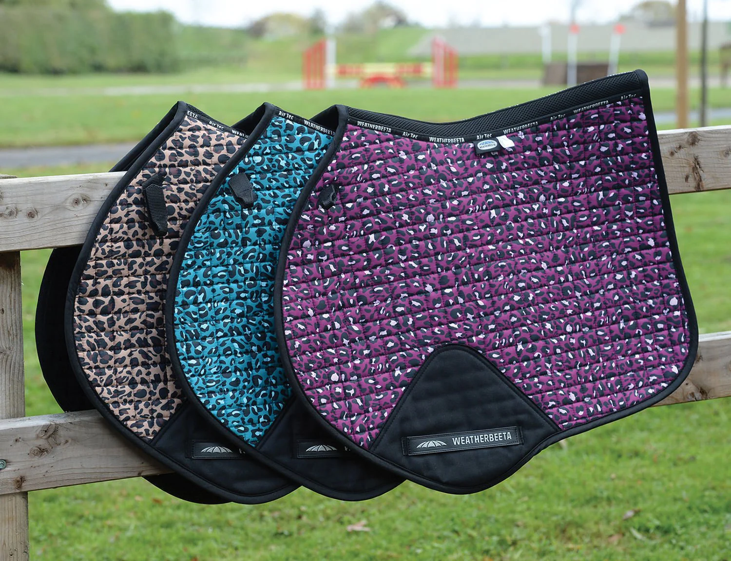 WeatherBeeta Prime Leopard Jump Shaped Saddle Pad - Pet's Shop