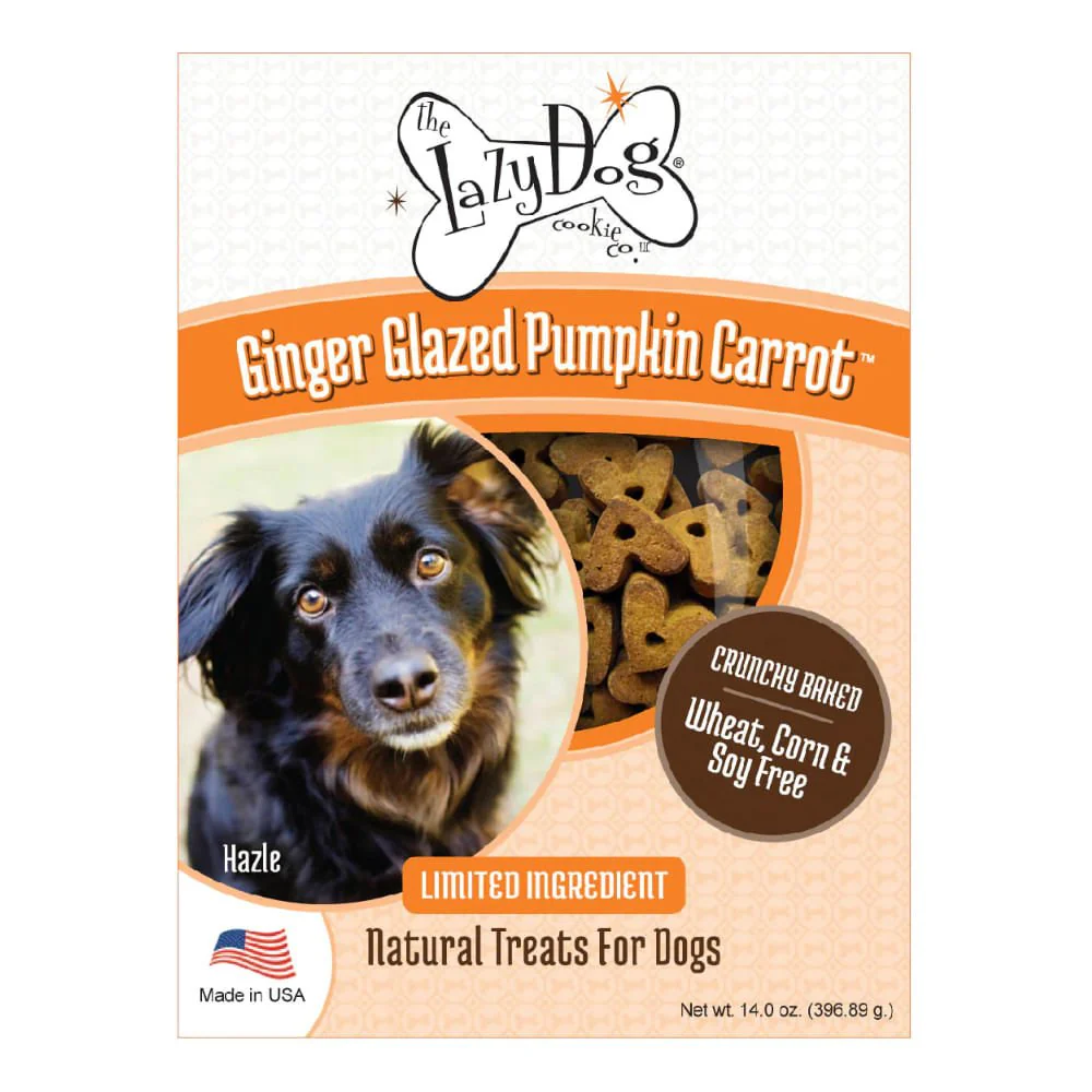 Ginger Glazed Pumpkin Carrot Crunchy Cookies Natural Treats for Dogs - Pet's Shop