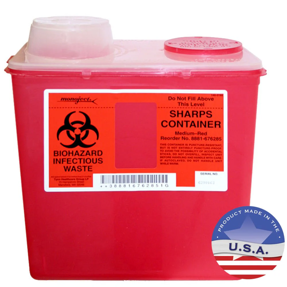 Sharps Biohazard Container - Pet's Shop