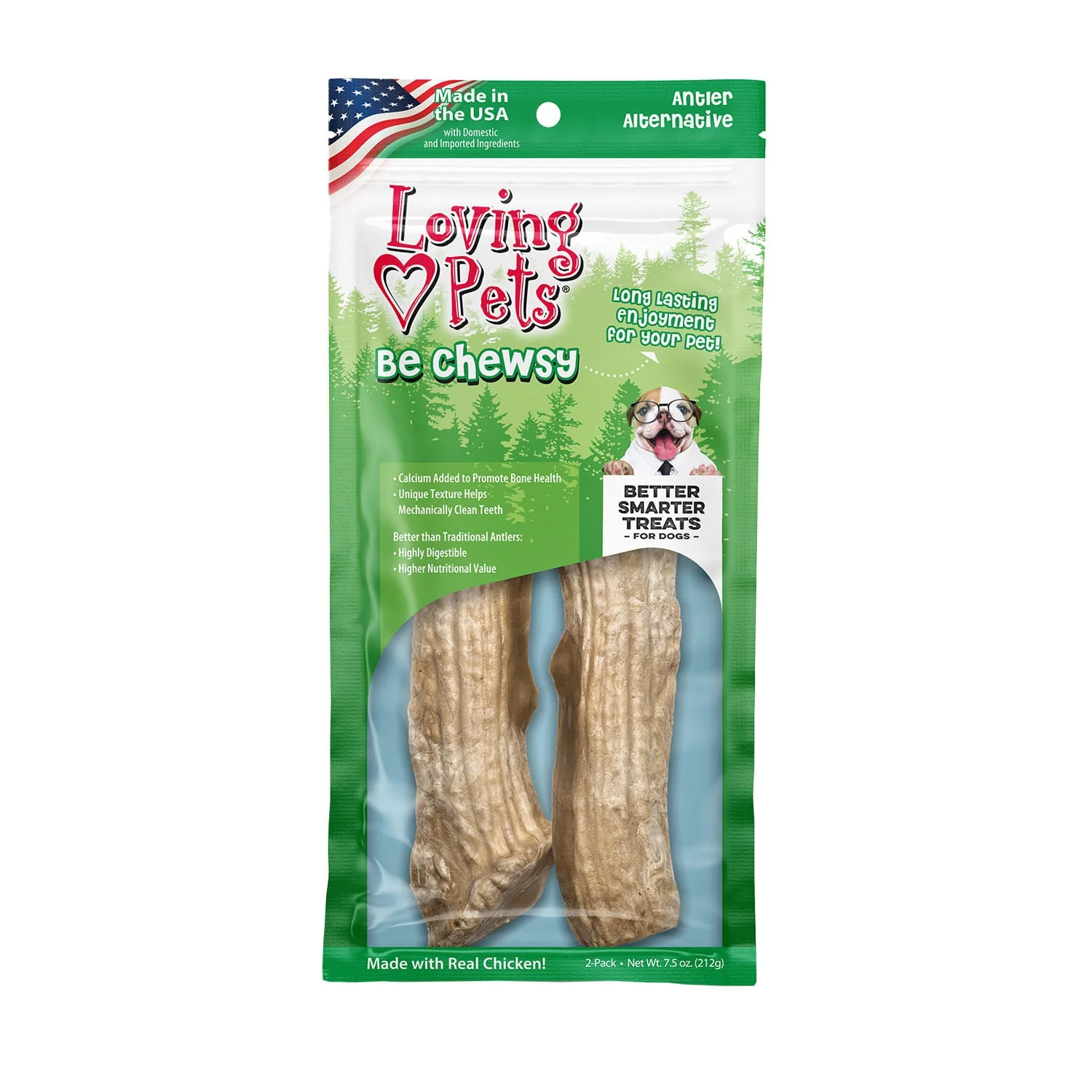 Loving Pets Be Chewsy Antler Chew Alternatives - Pet's Shop