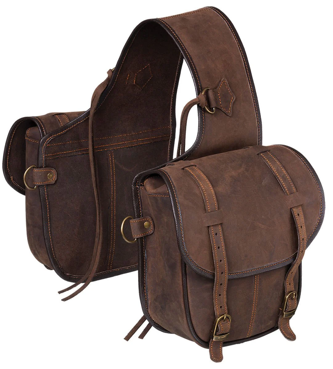 Tough 1 Soft Leather Saddle Bag - Pet's Shop