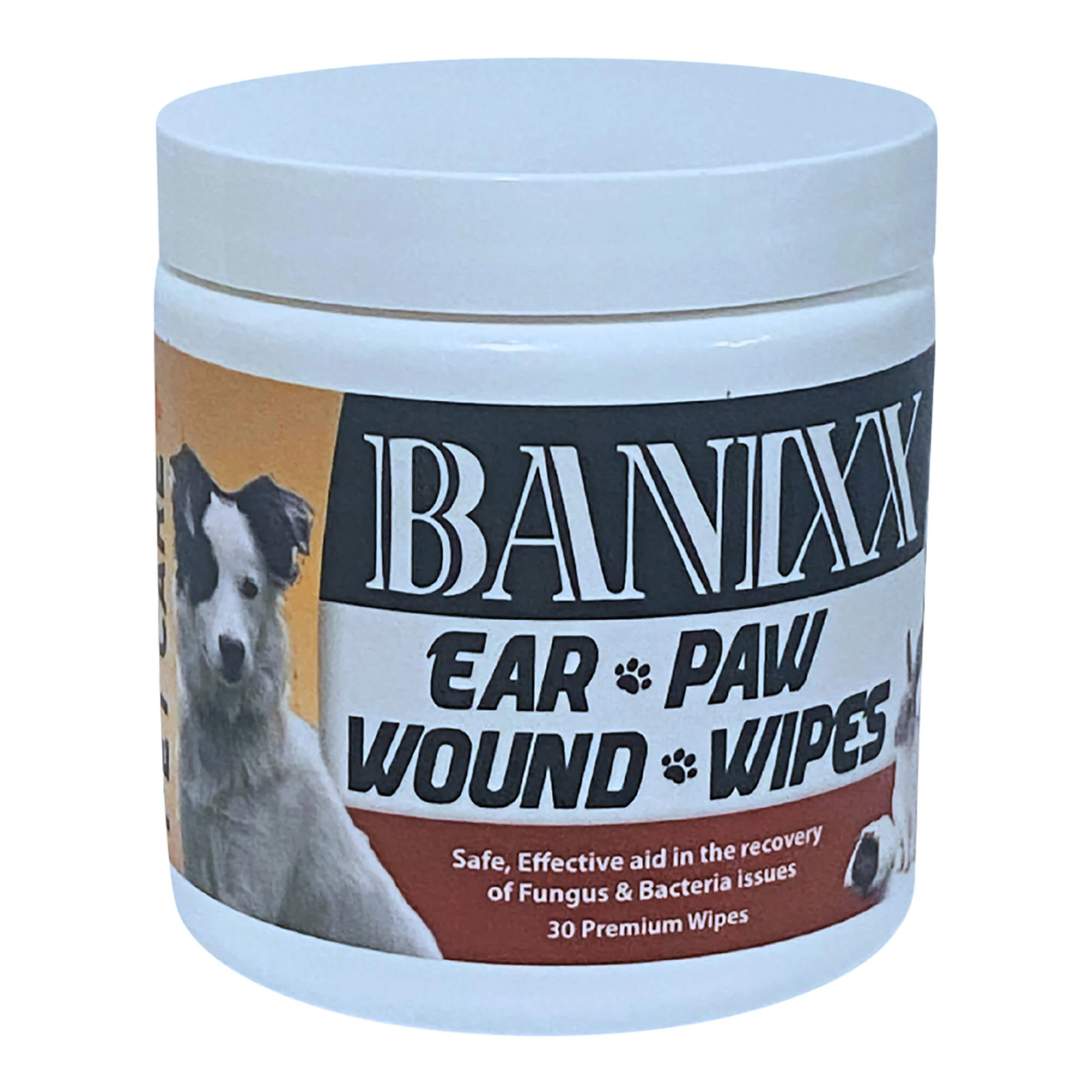 Banixx Pet Care Ear Paw & Wound Wipes, 30 ct - Pet's Shop