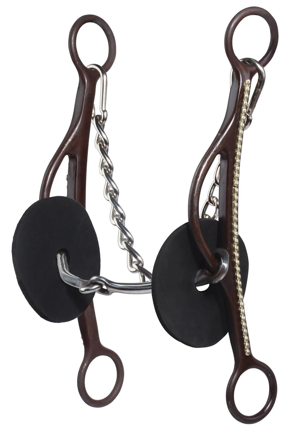 Brittany Pozzi Long Gag Smooth Snaffle Bit - Pet's Shop