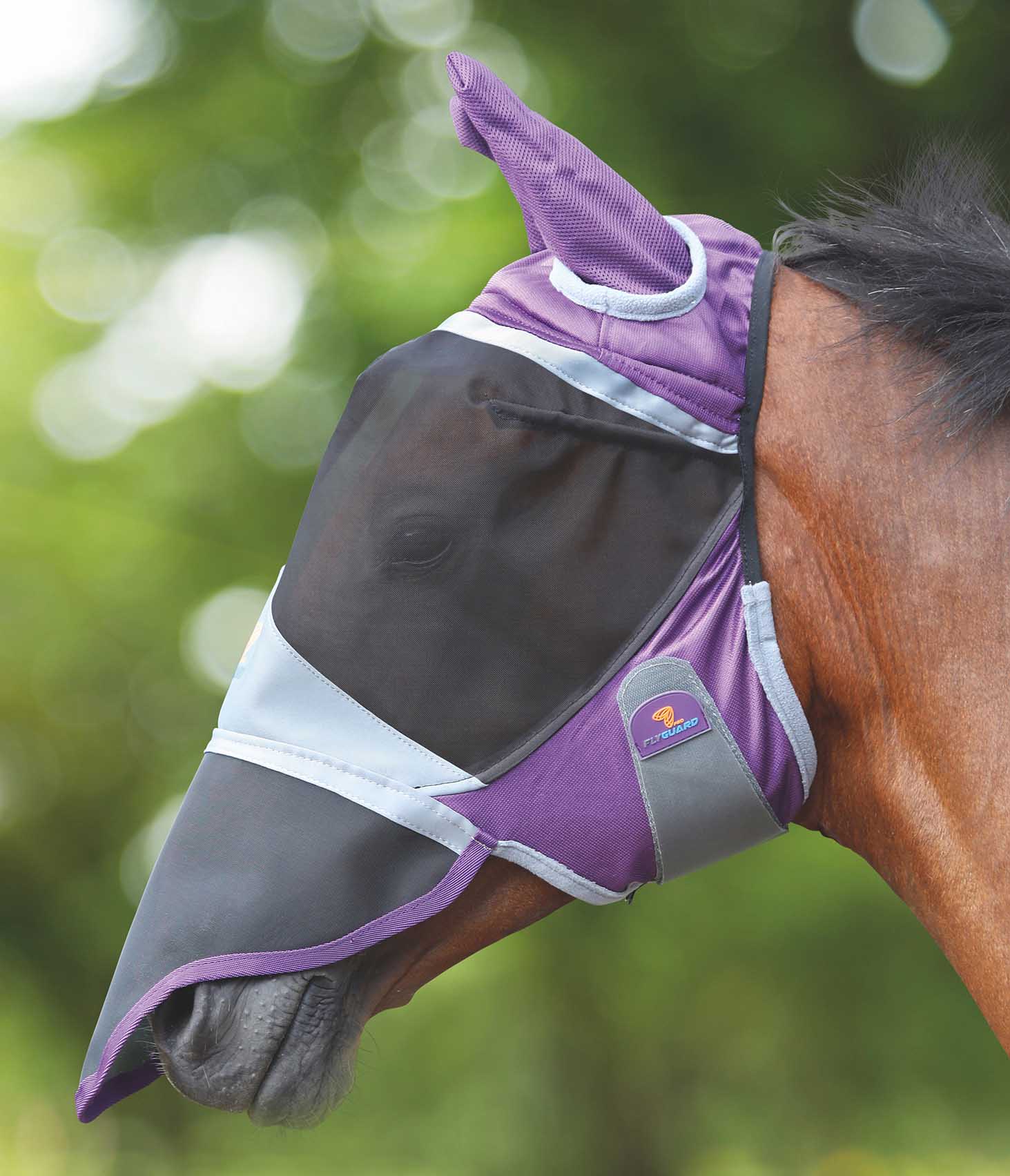 Shires Deluxe Fly Mask with Ears & Nose - Pet's Shop