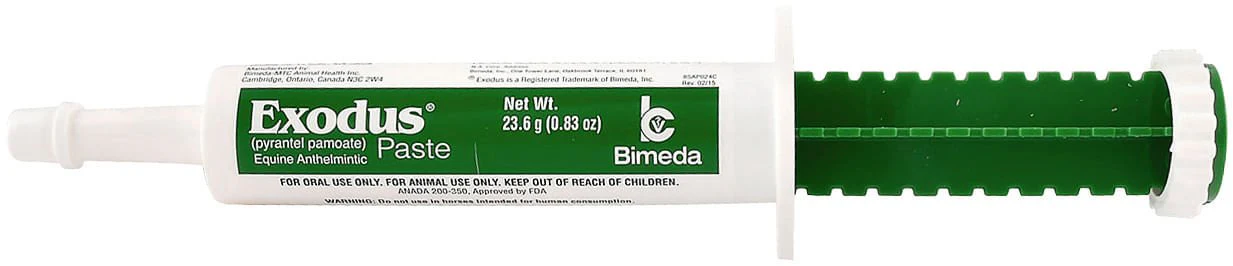 Exodus Pyrantel Pamoate Horse Dewormer Paste - Pet's Shop
