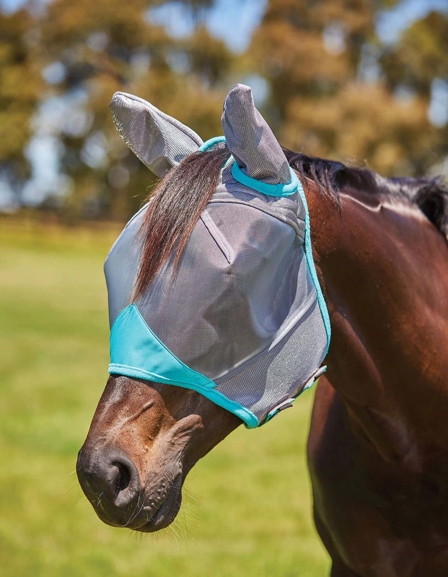 Weatherbeeta ComFITec Deluxe Fine Mesh Horse Fly Mask with Ears - Pet's Shop