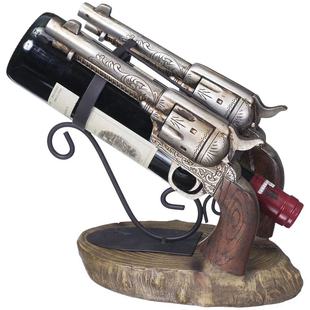 Double Pistol Wine Holder - Pet's Shop