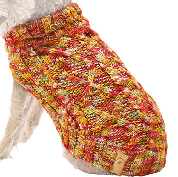 Crochet Dog Sweaters for Large Dogs, Multi-Colored - Pet's Shop