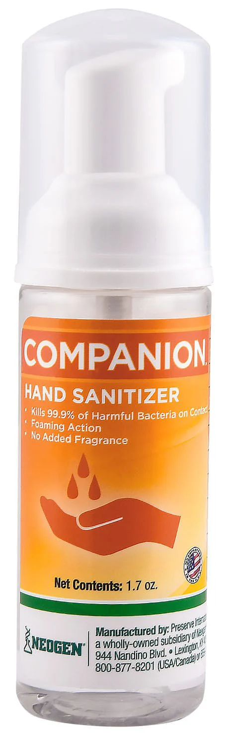 Companion Foaming Hand Sanitizer - Pet's Shop