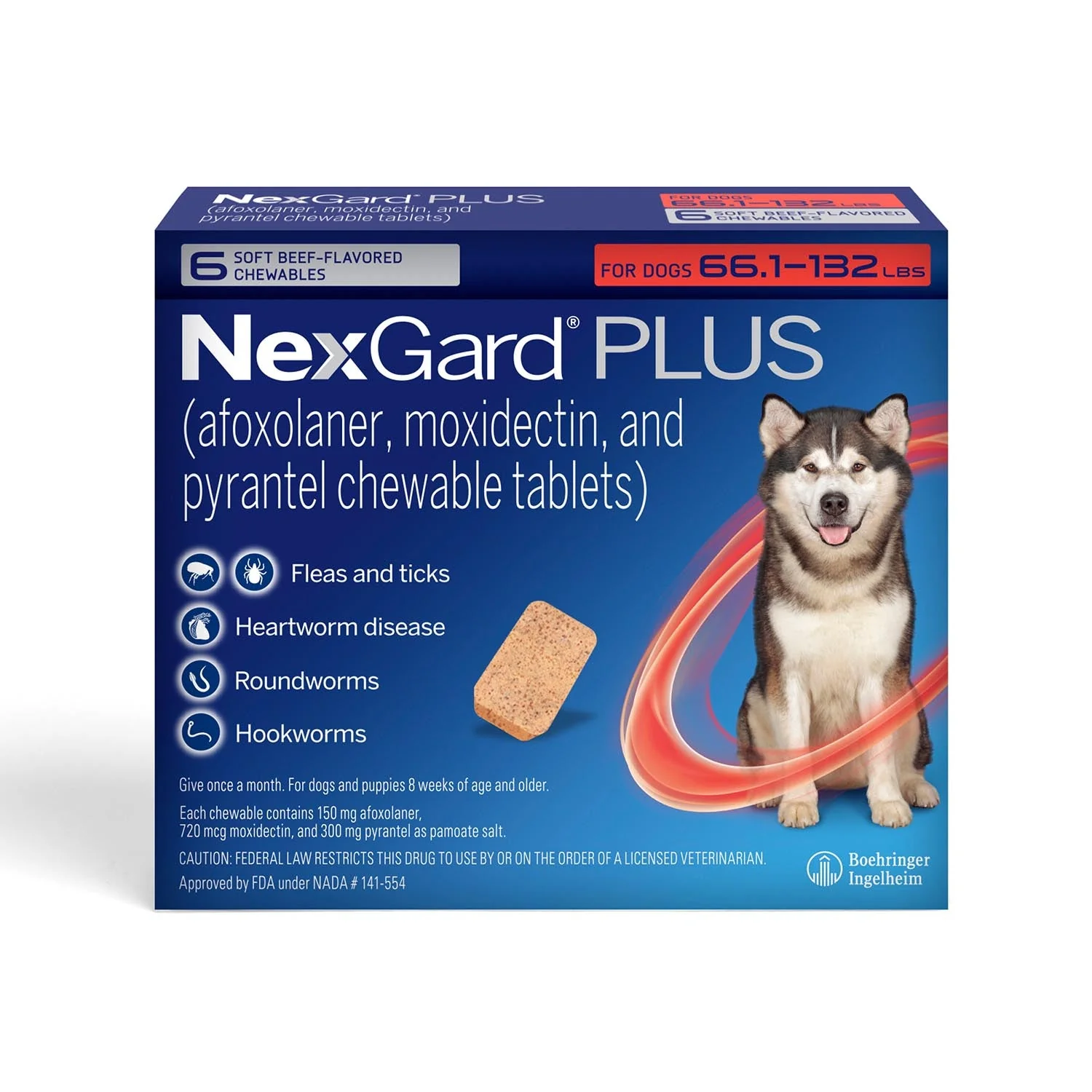 Rx NexGard Plus Chewable Flea & Tick Tablets for Dogs - Pet's Shop