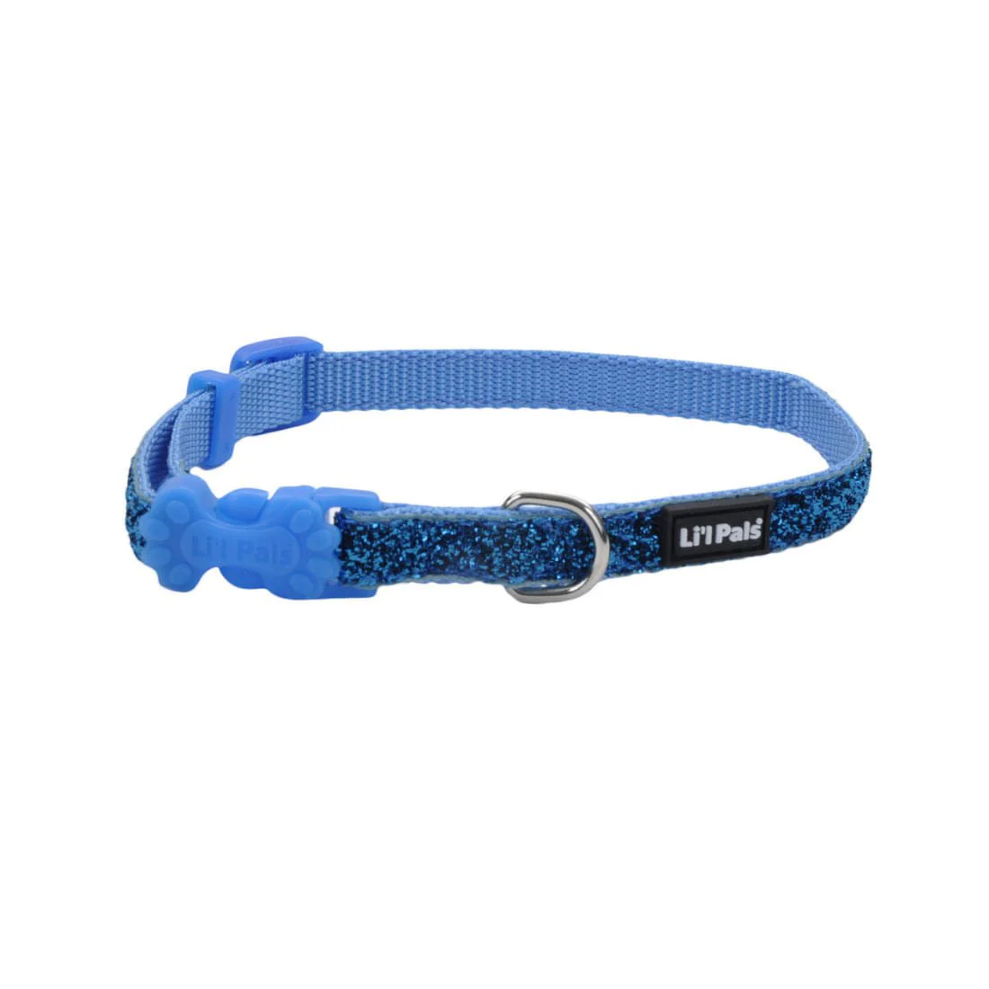 Li'l Pals Adjustable Dog Collar with Glitter Overlay - Pet's Shop