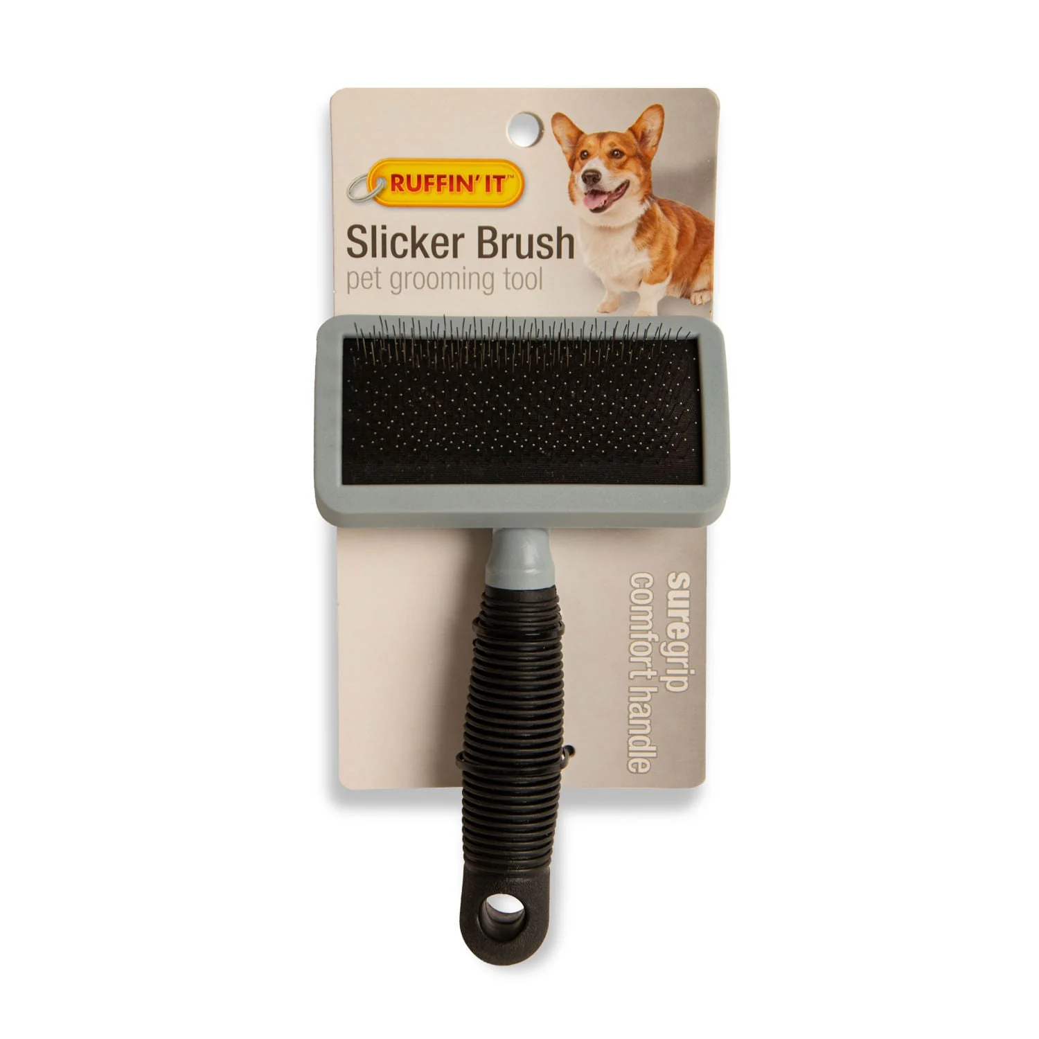 Slicker Brush, Medium, Comfort Grip - Pet's Shop