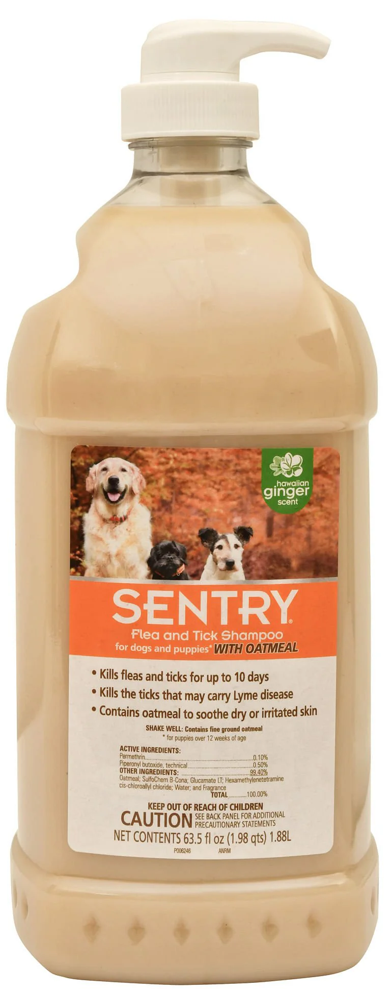 Sentry Flea & Tick Shampoo for Dogs & Puppies, 64 oz - Pet's Shop