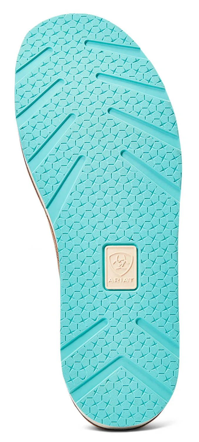Ariat Women's Cruiser, Copper Metallic/Bucking Turquoise - Pet's Shop