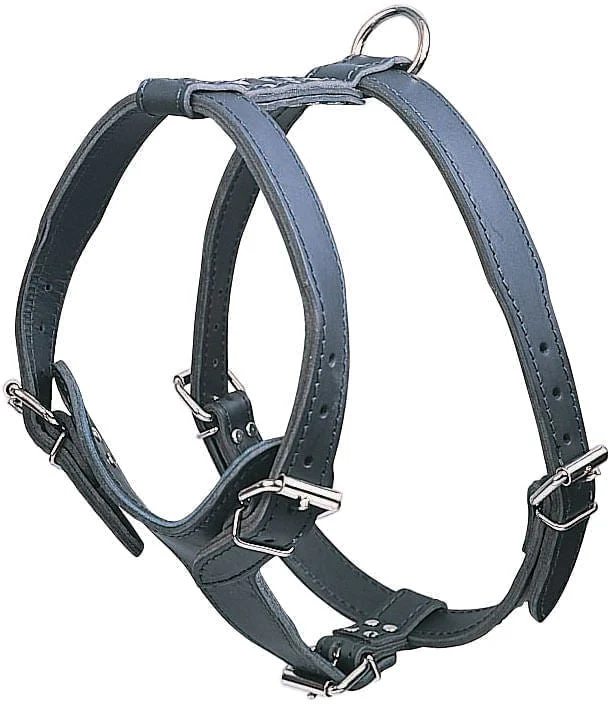 Latigo Leather Medium Harnesses, Plain - Pet's Shop