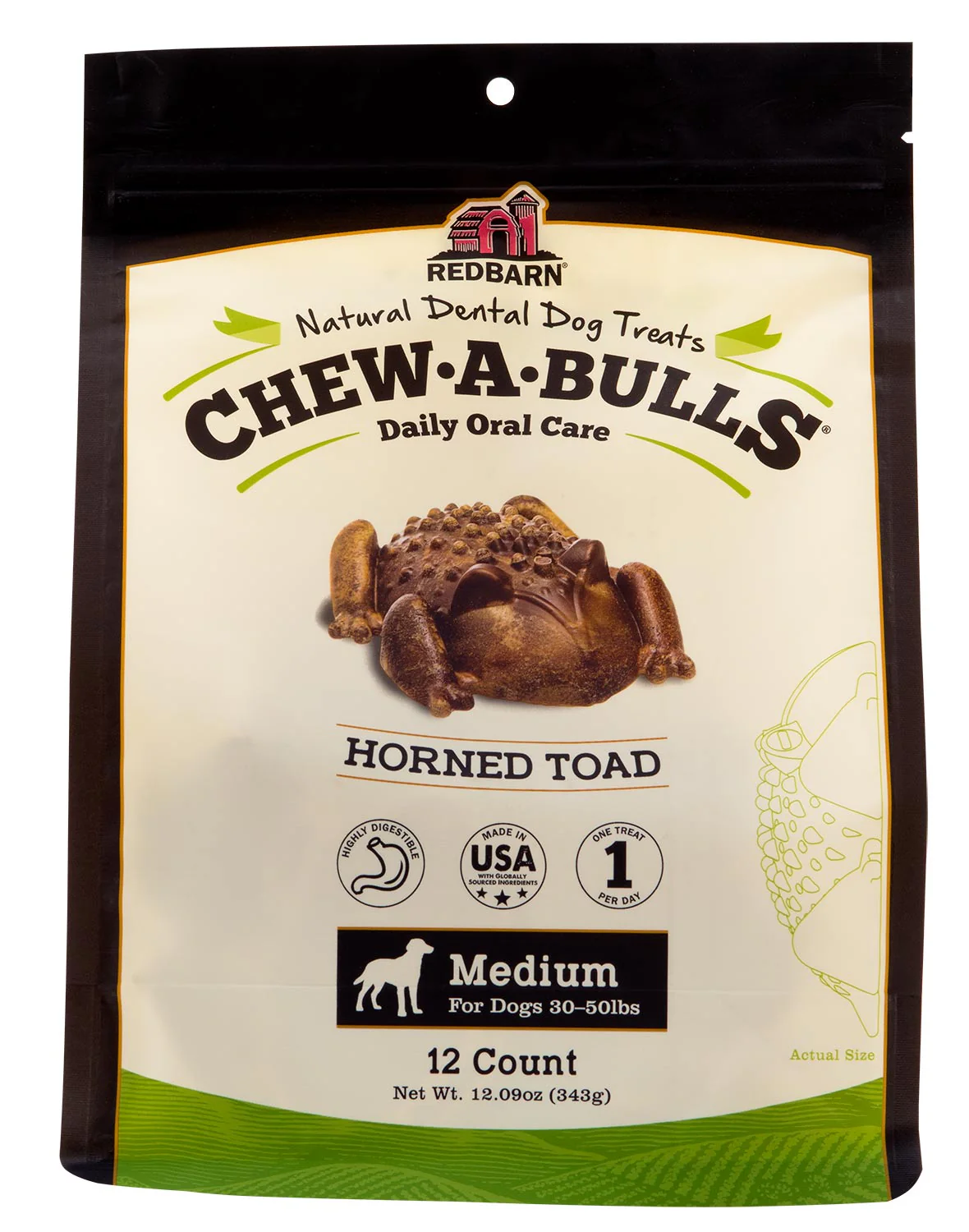 RedBarn Horned Toad Chew-A-Bulls Daily Oral Care Multi-Pack for Dogs - Pet's Shop