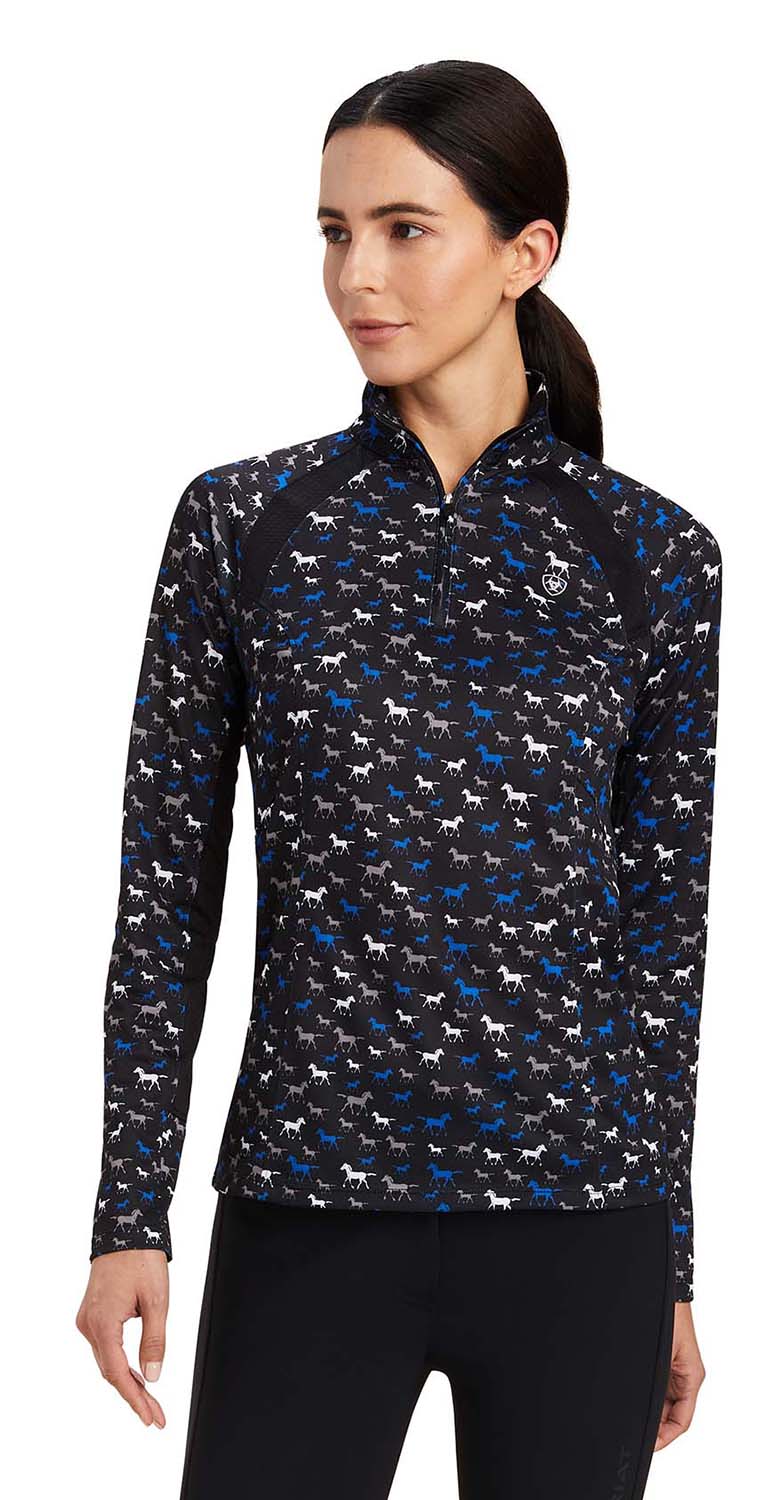 Ariat Women's Sunstopper 2.0 1/4 Zip Baselayer - Pet's Shop