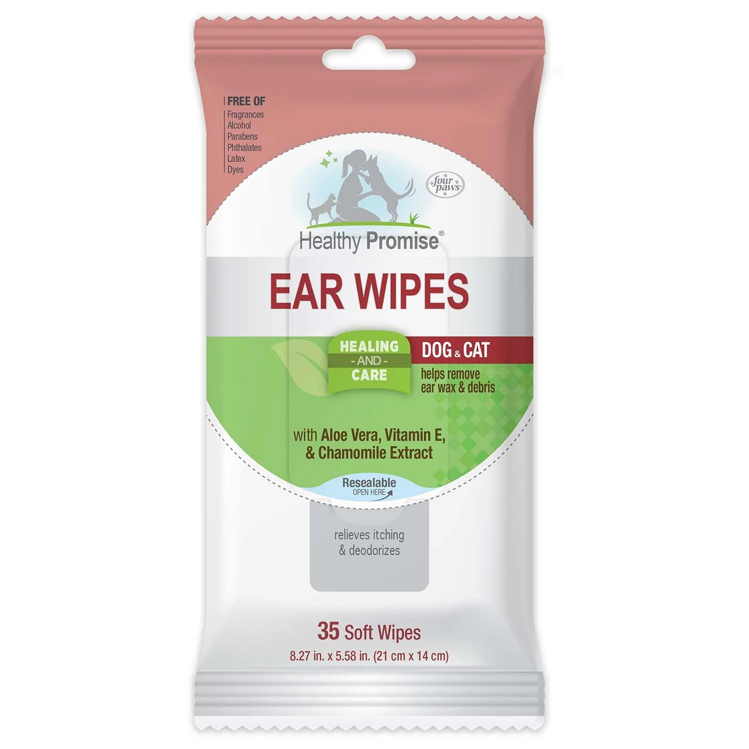 Healthy Promise Cat & Dog Ear Wipes, 35 ct - Pet's Shop