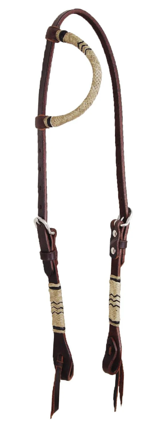 Rawhide Braided Slip Ear Headstall - Pet's Shop