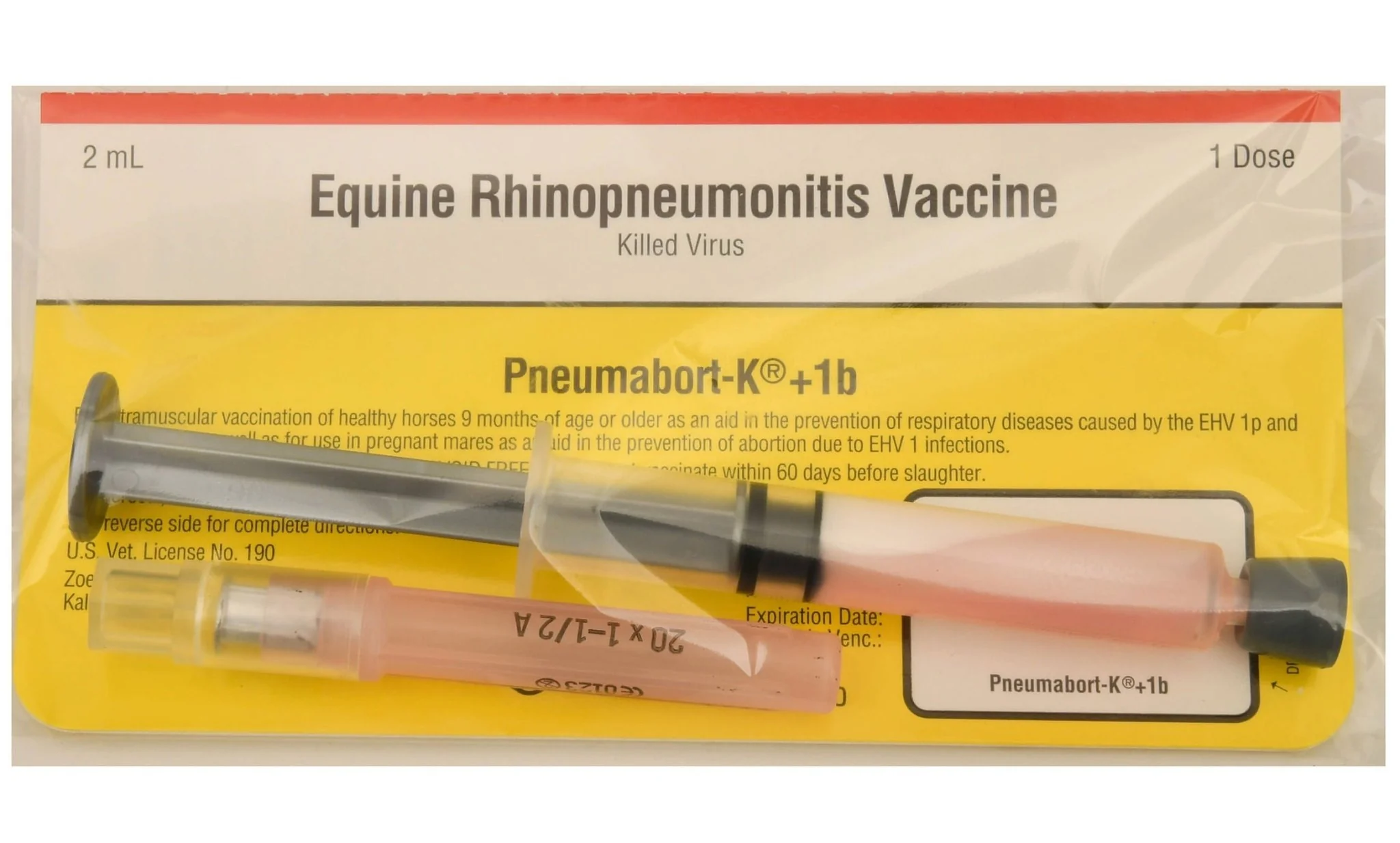 Pneumabort K +1b Vaccine for Horses - Pet's Shop