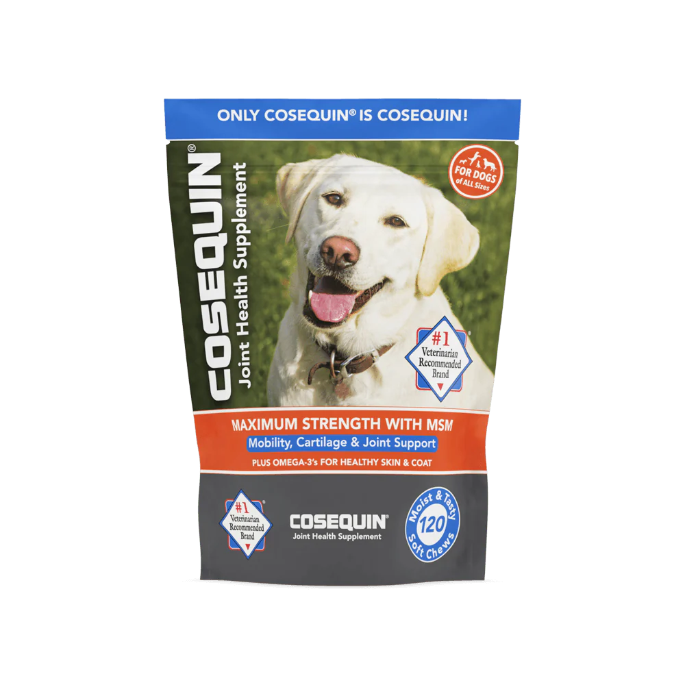 Nutramax Cosequin Joint Health Supplement for Dogs - With Glucosamine, Chondroitin, MSM, and Omega-3's - Pet's Shop