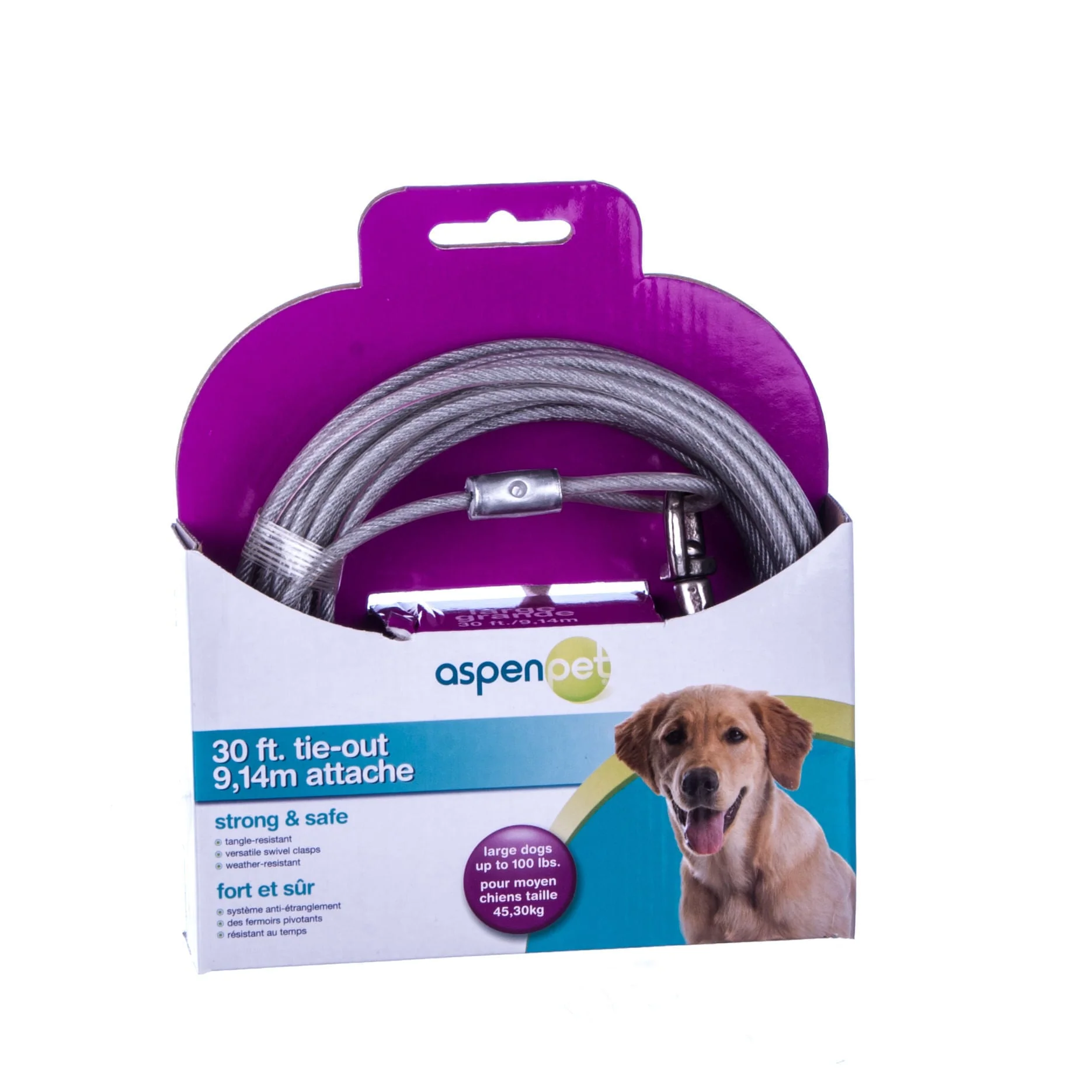 AspenPet Tie-Out Cables - Pet's Shop