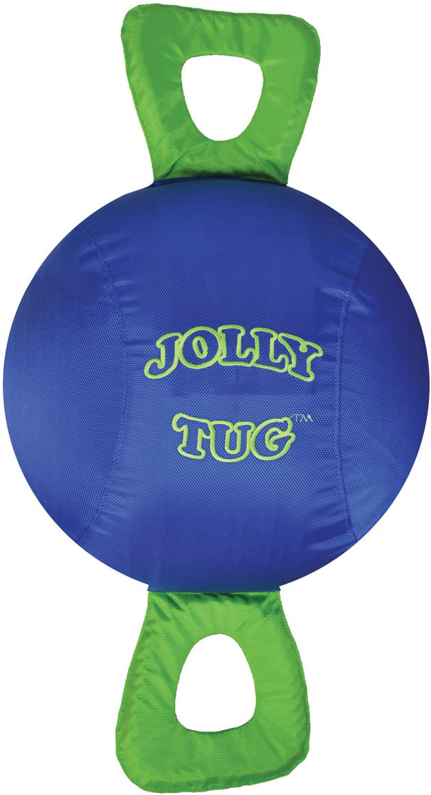 Jolly Tug Inflatable Ball with 2 Handles - Horse Toy - Pet's Shop
