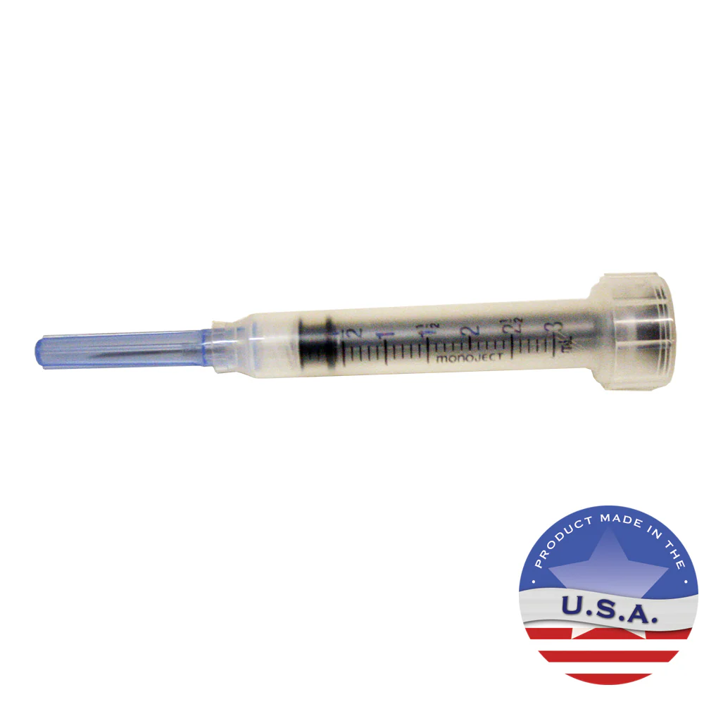 Monoject Luer-Lock (LL) Syringe with Needle Combo - Pet's Shop