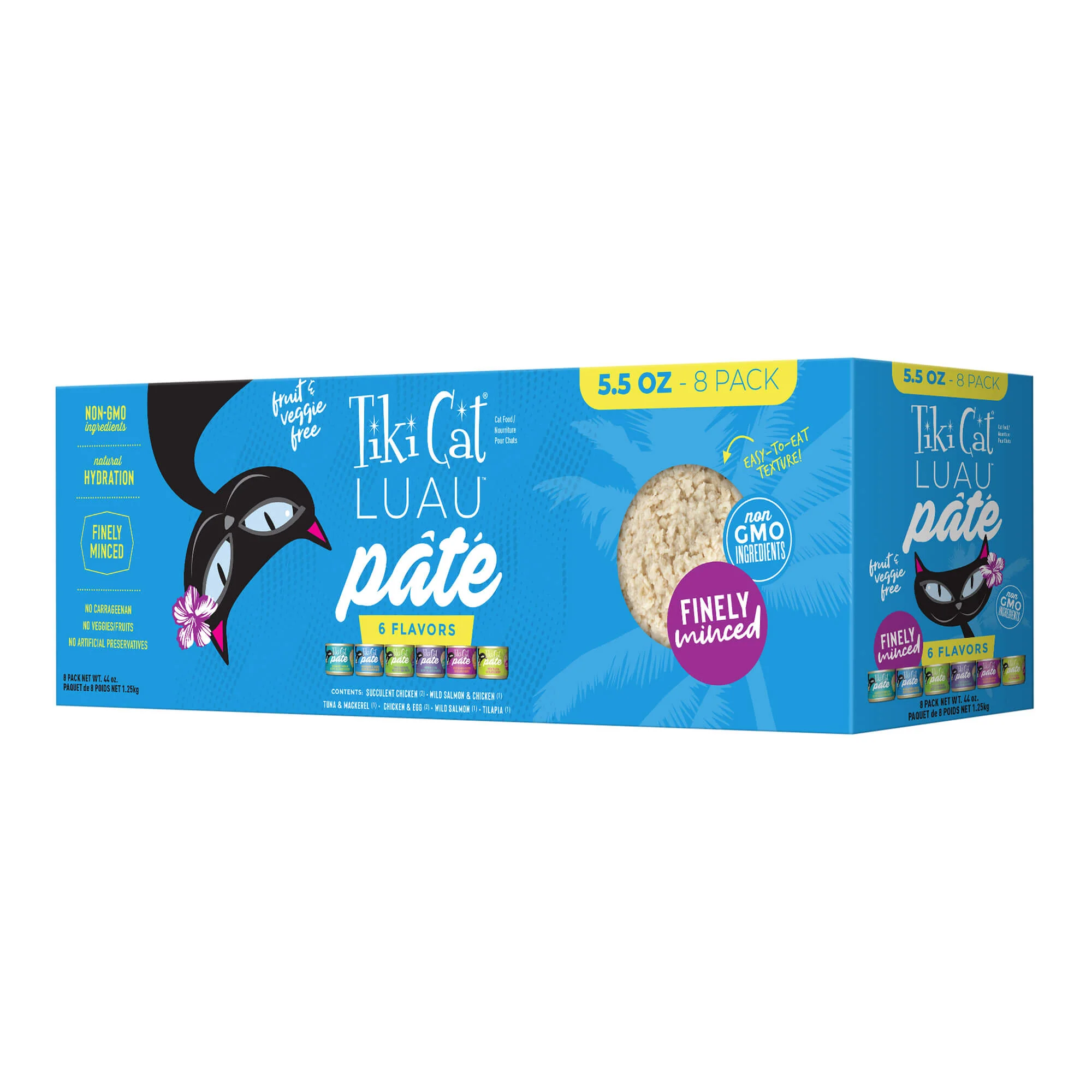 Tiki Cat Luau Pat�� Wet Cat Food, Variety Pack - Pet's Shop