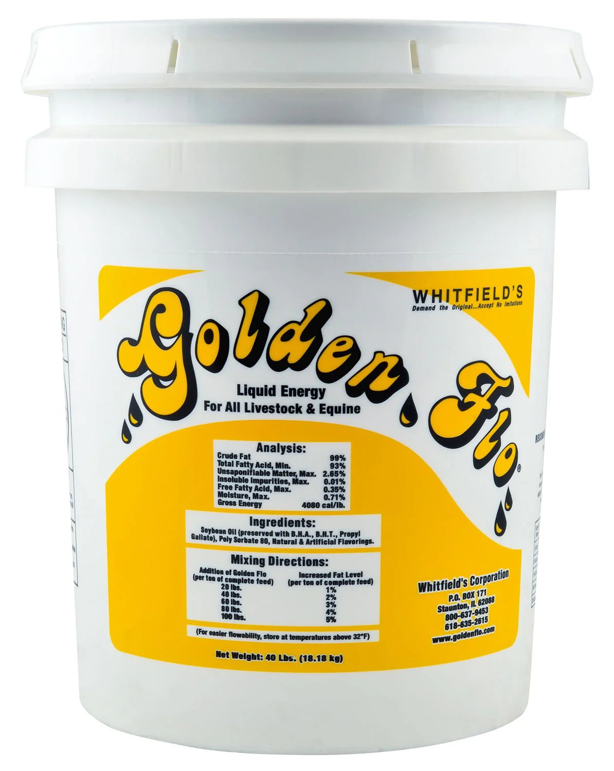 Golden Flo Liquid Energy, 5 Gallon - Pet's Shop