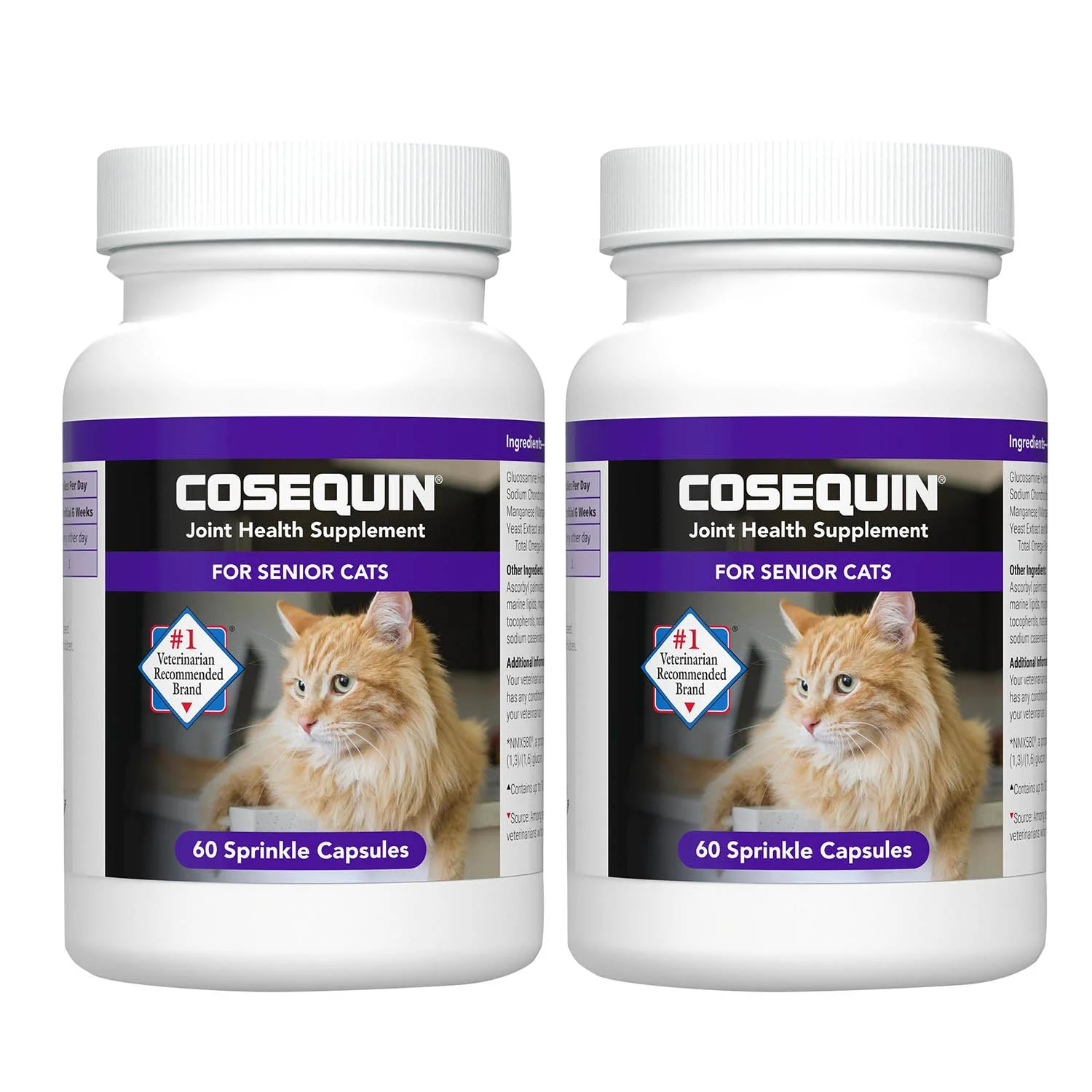 Nutramax Cosequin Senior Joint Health Supplement for Cats, 60 Sprinkle Capsules - Pet's Shop