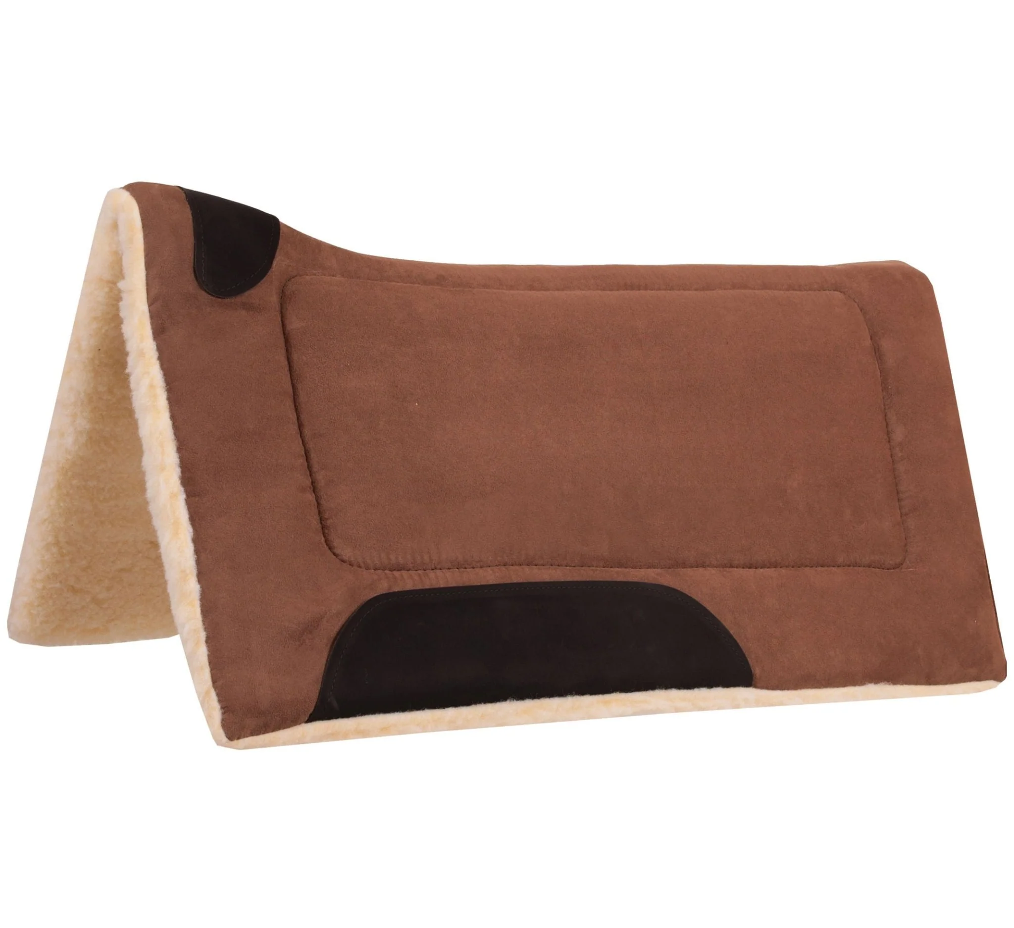Mustang Faux Suede Contoured Saddle Pad - Pet's Shop