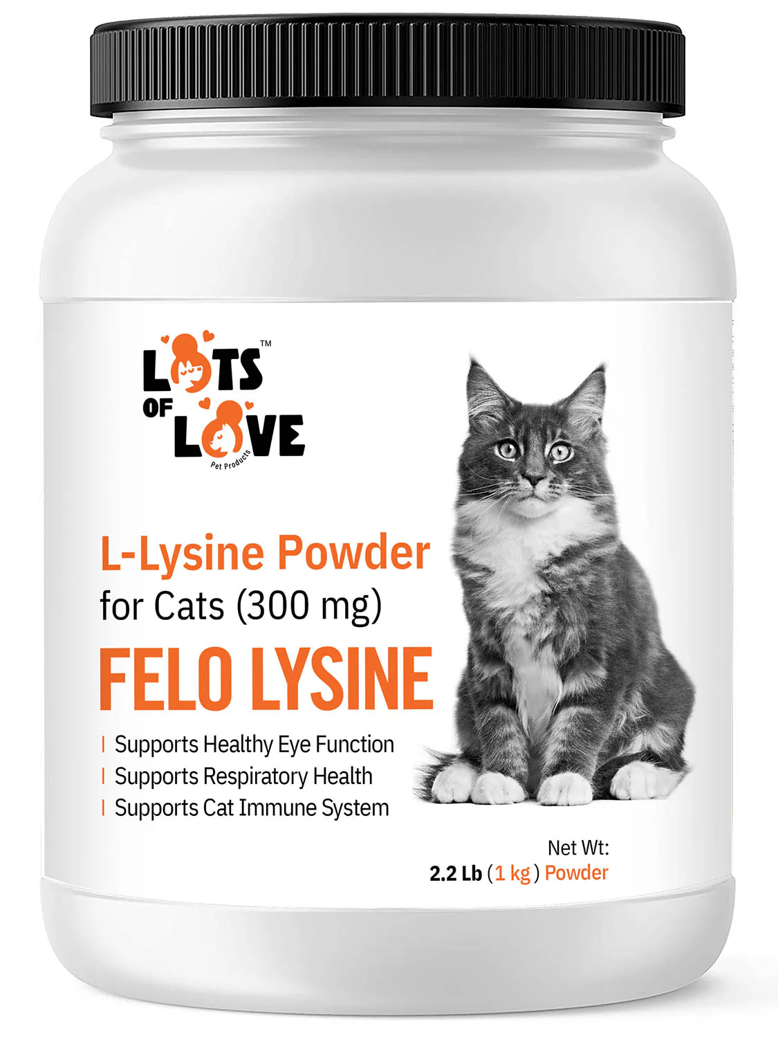 Lots of Love Fel O Lysine Powder for Cats - Pet's Shop