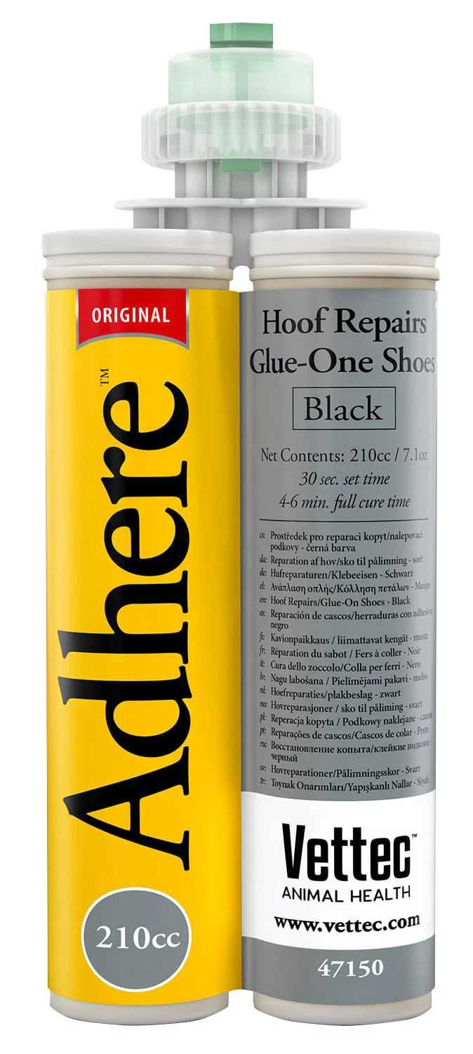 Adhere Glue-On-Shoe and Hoof Repair, 210 cc - Pet's Shop