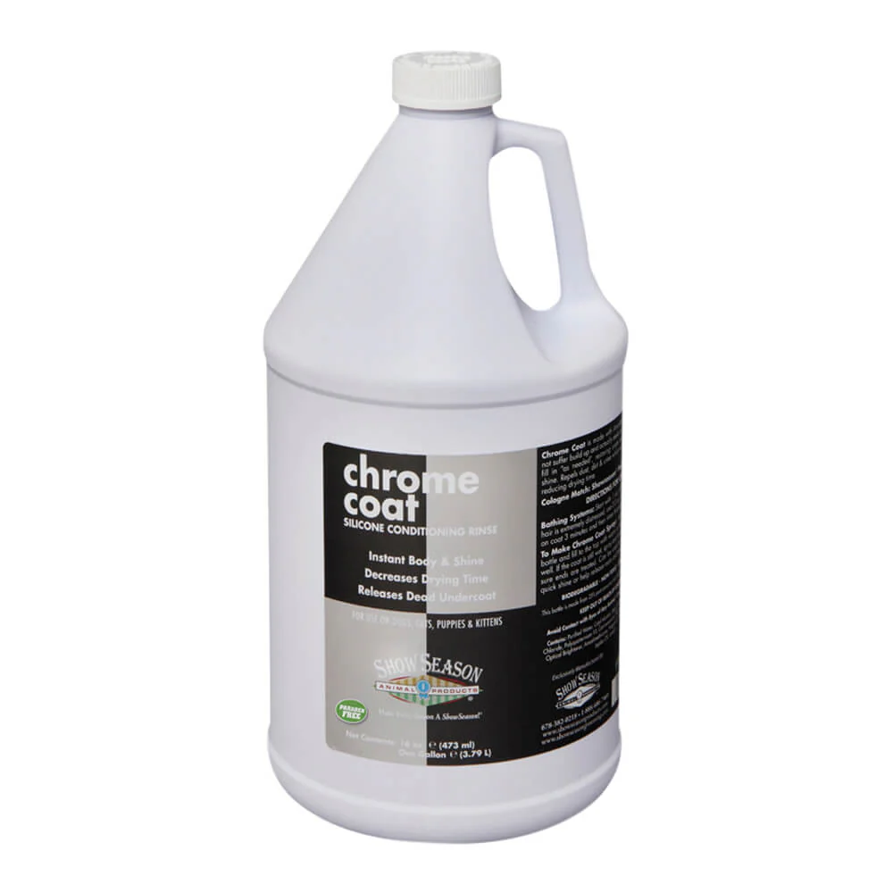 Chrome Coat Silicone Conditioning Rinse, Gallon - Pet's Shop