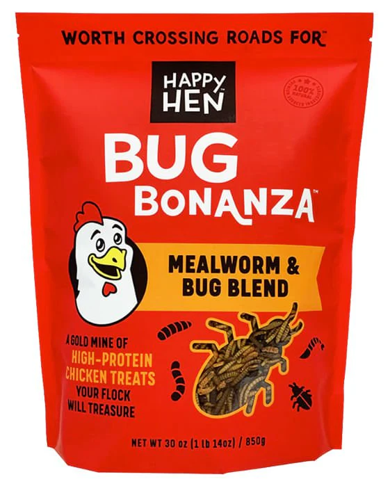 Happy Hen Bug Bonanza, Mealworm & Bug Blend - Pet's Shop