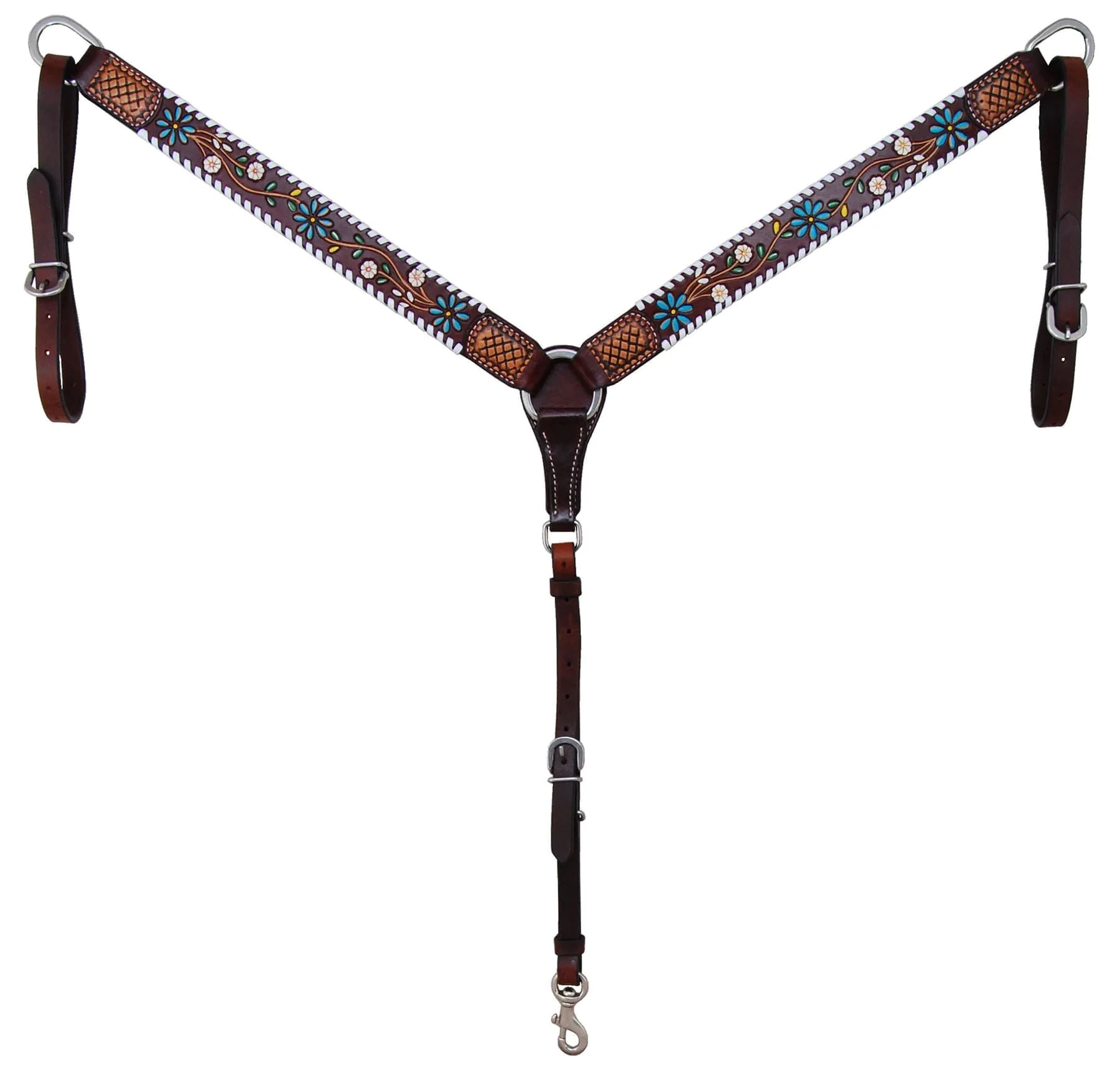 Rafter T Floral Vine Breast Collar - Pet's Shop