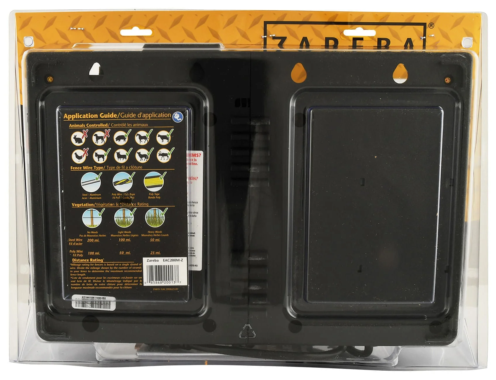 Zareba 200 Mile AC Low-Impedance Electric Fence Charger - Pet's Shop
