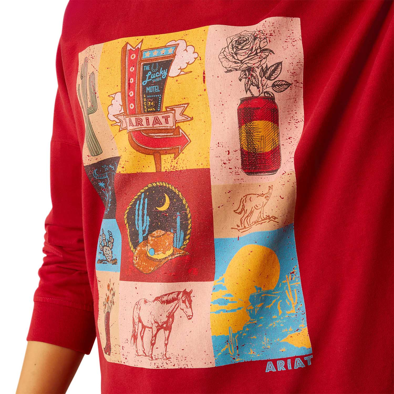 Ariat Women's Roadside Oversized Longsleeve Shirt - Pet's Shop